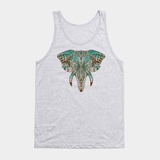 Abstract native elephant Tank Top